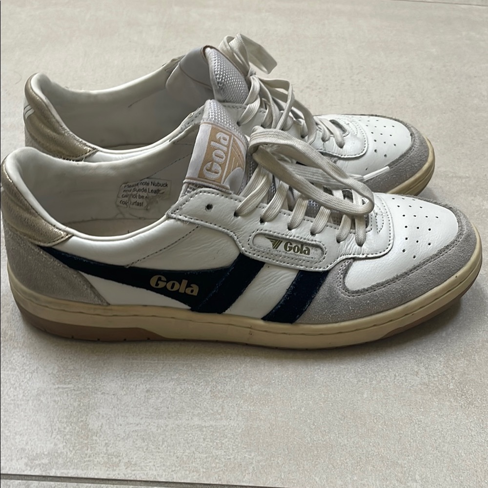 Gola Women White and Gray Sneakers